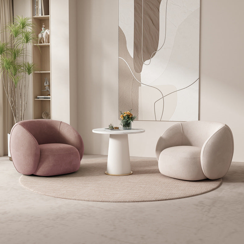 Beauty salon rest area sales department negotiation single sofa round table combination b&b balcony sofa chair living room