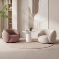 Beauty salon rest area sales department negotiation single sofa round table combination b&b balcony sofa chair living room