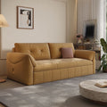 Sofa bed all-in-one dual-purpose foldable multi-functional small apartment storage straight row cream style popular bedroom sofa