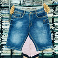 Men's denim shortsjeans men's jeans new half length ripped denim men's pants wholesale