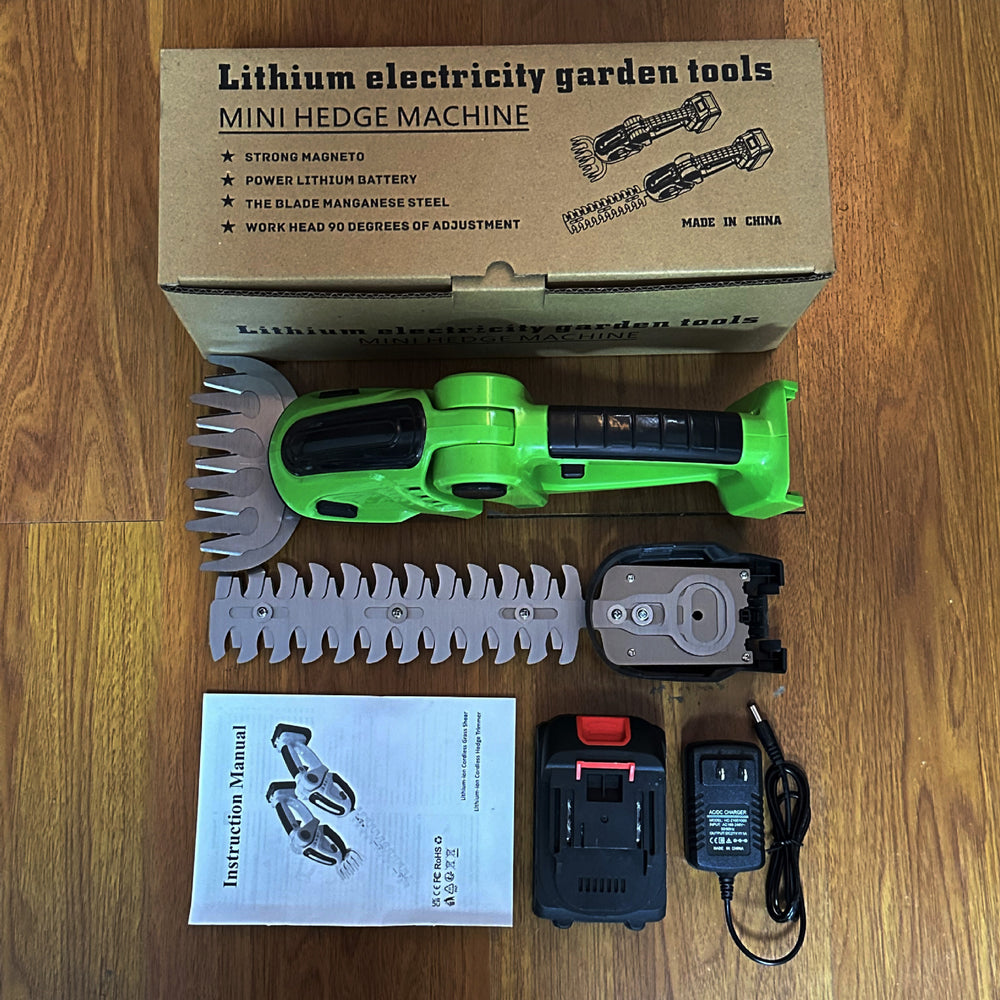 For homehedge trimmer lithium battery tool multifunctional electric high power lawn mower garden mini hedge shears fence shears