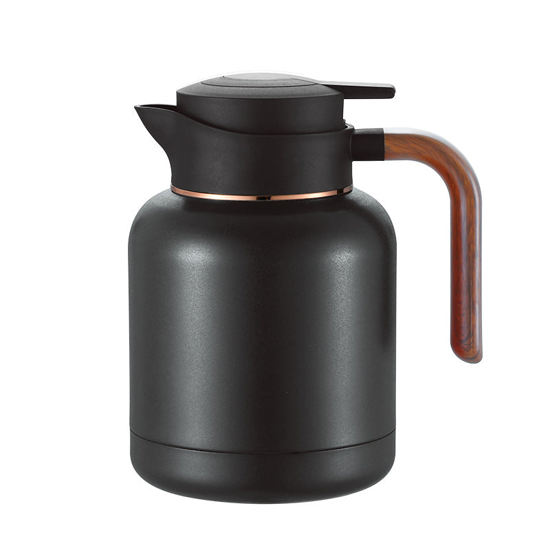 304 smart temperature display thermos stainless steel tea pot office tea pot with filter large capacity thermos flask