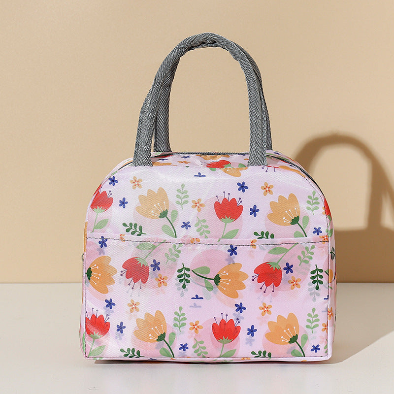 Lunch box bag, handbag, office worker with rice bag, primary school student lunch box bag, portable bento bag, bento bag, thermal insulation bag