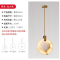 Accessible luxury all-copper spanish marble living room chandelier new chinoiserie round cake restaurant duplex house courtyard rotate staircase