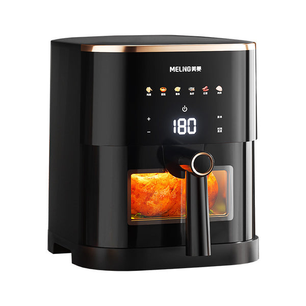 Visual air fryer household no-turn 3D flat baking free shipping   manufacturer touch mechanical