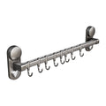 Suction cup kitchen hook, punch-free telescopic hanging rod, pot, spoon, shovel, multi-functional knife holder, wall-mounted storage rack