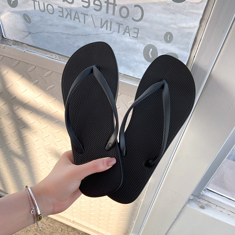 Flip-flops women's outwearsummer flip-flops non-slip bathroom bath beach seaside couple ins trendy summer sandals