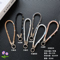 New classy sense of luxury square crystal mobile phone lanyard satchel style anti-lost anti-fall fashion bracelet wrist short rope