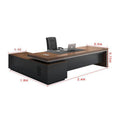 Boss desk office desk chairman president office manager desk executive desk table and chair combination simple modern