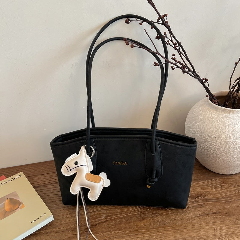 Spring gentle wind underarm bag women's bag new arrivalinseasiest for match shoulder bag student large capacity work clothing class bag