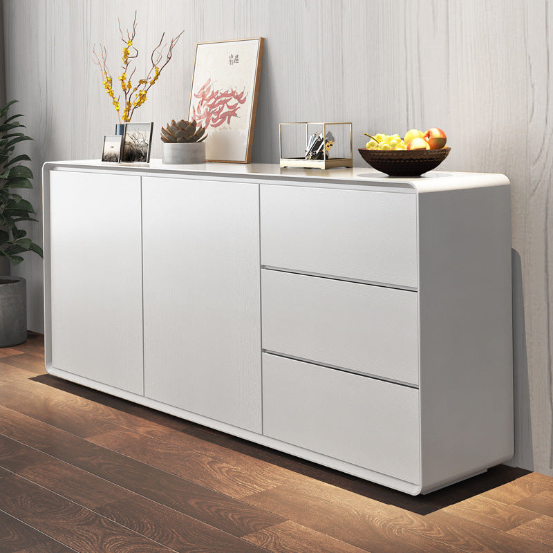Solid wood sideboard - minimalist tea cabinet for living room, nordic kitchen storage cabinet, entryway console table, storage cabinet
