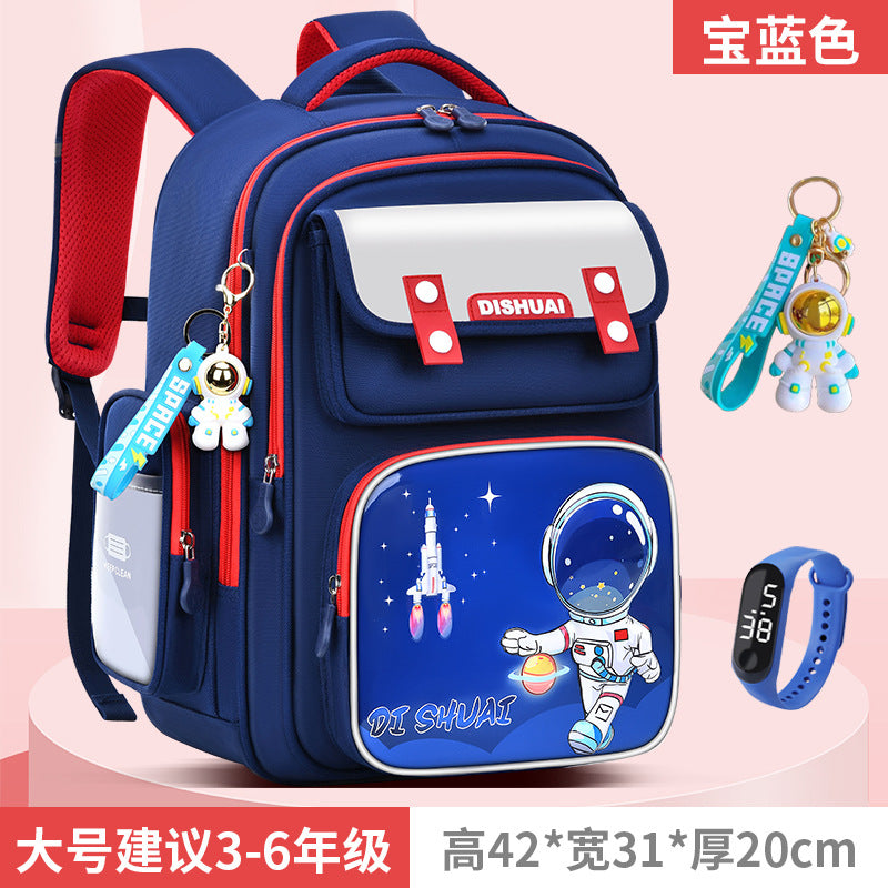 Elementary school backpack for boys, grades 1-2, ages 3-6, lightweight, child-friendly, spine-protecting, 2026 new model
