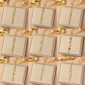 [titanium steel] fashion fashion hot selling tassel necklace women's light luxury high-end versatile clavicle chain jewelry
