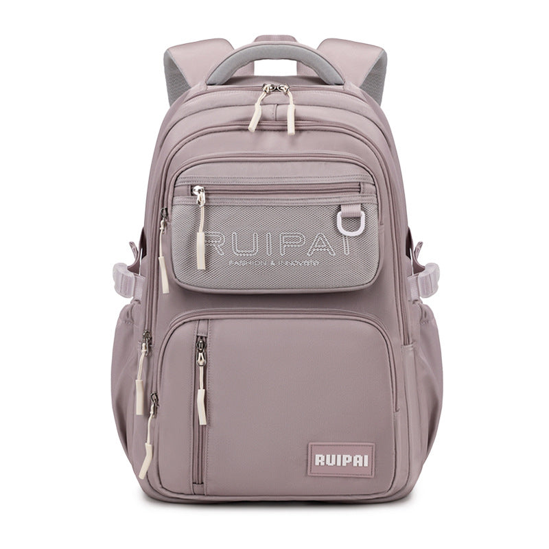 School bag, junior high school student school bag, male burden reduction and spine care, grades 3 to 6, large-capacity backpack, dirt-resistant girls