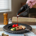 Nordic ceramic western food steak sauce ceramic juice cup restaurant hotel teriyaki cooking seasoning cup handle cup