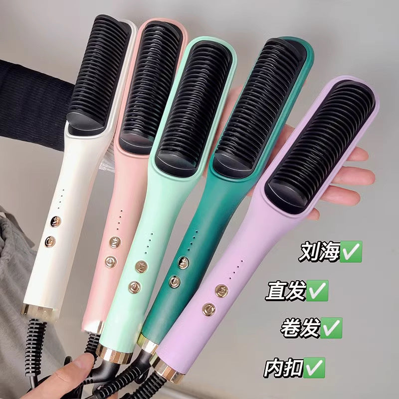 straight hair comb, negative ions do not hurt the hair, dual-purpose comb, air cushion comb, anti-static curling iron, lazy hair styling Africa