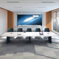 Painted office conference table casual modern large long table training fashion indoor reception high-end accessible luxury furniture table