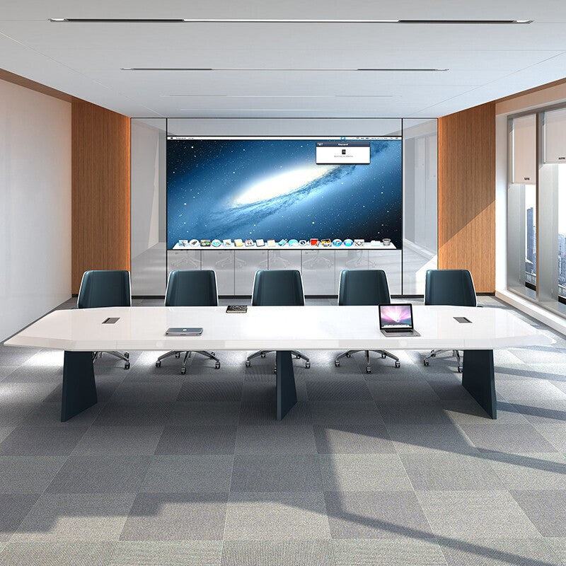 Painted office conference table casual modern large long table training fashion indoor reception high-end accessible luxury furniture table