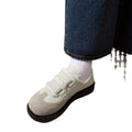 2026 fall/winter new retro fashion versatile velcro birkenstock-style flat comfort soft sole casual cotton slippers for women