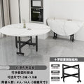 Foldable dining table - round, portable, and space-saving. perfect for home use. new foldable dining table for living rooms and dining areas