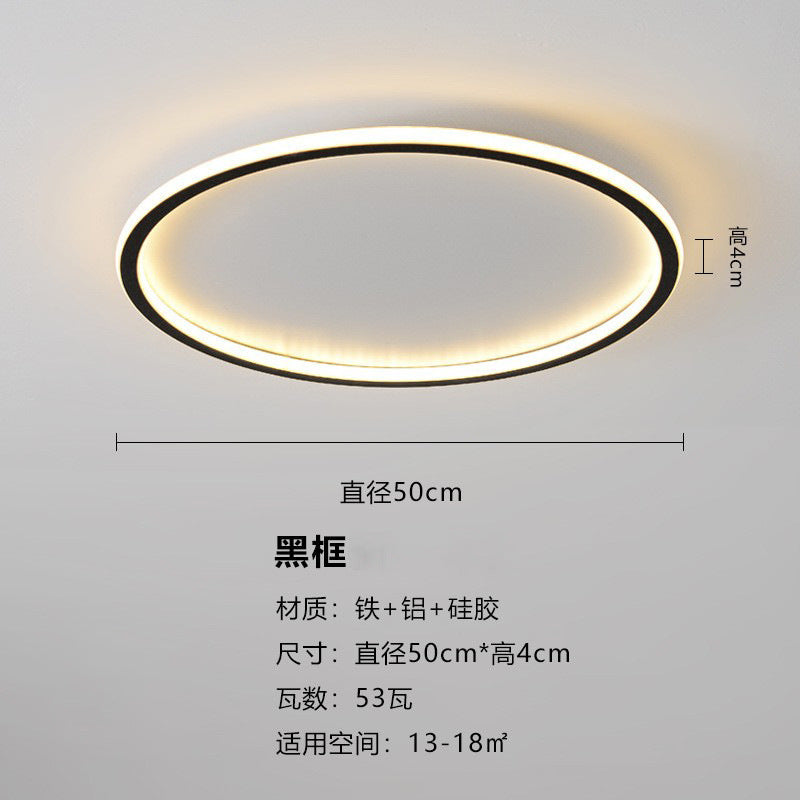 Full Spectrum Nordic Master Bedroom Light Simple Modern LED Ceiling Light Room New Minimalist Ultra-thin Internet celebrity Lighting