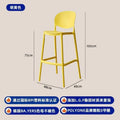 Casual modern bar front desk chair for home island bar stool high stool thickened scandinavian plastic back chair bar chair