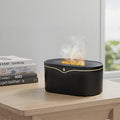 3d simulated flame aroma diffuser - desktop usb mini ultrasonic essential oil automatic scent diffuser and humidifier for home use