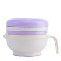 Manual baby food grinder, infant puree bowl, food processor stick, baby food supplement tools and supplies