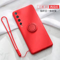 Suitable for samsung s25ultra mobile phone case s24fe liquid silicone ring holder all-inclusive s10 lens protective case