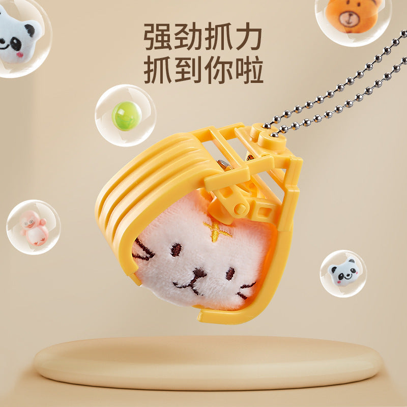 Kids mini claw machine electric sound and light clip doll gashapon candy game machine boys and girls gift toys