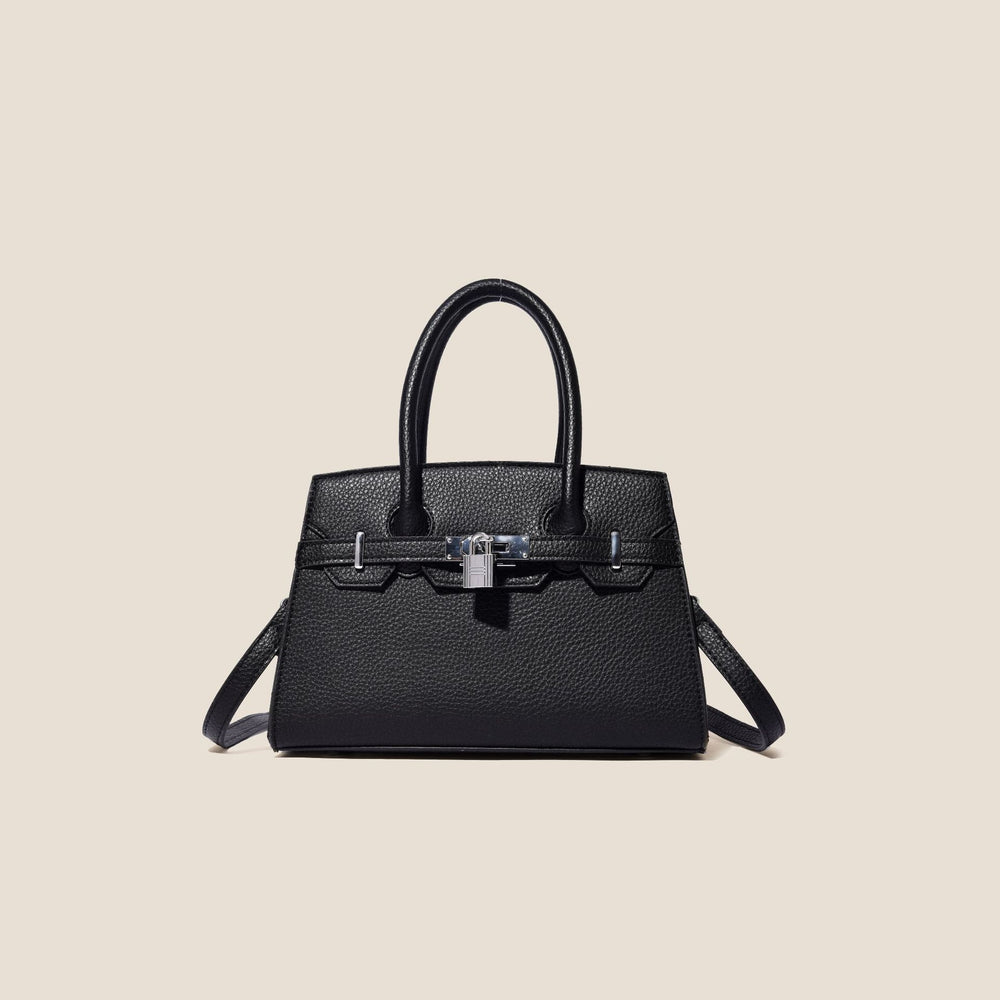 Classy sense cross-border fashion bag women's classic pure color lychee pattern crossbody bag 2026new arrivalaccessible luxurysatchel women's bag
