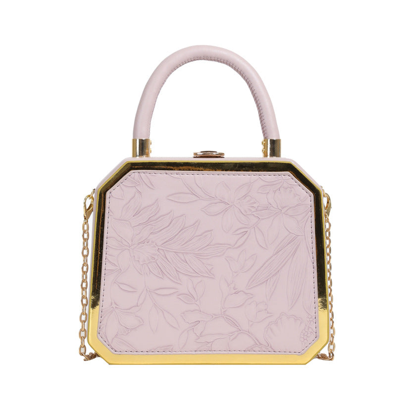 Niche style foreign style bag for women 2025new arrivalfashion texture satchel bag crossbody shoulder bag easiest for match box bag