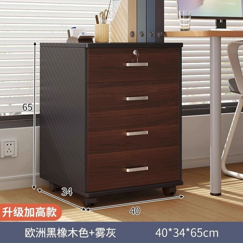 File cabinet table storage rack wooden side cabinet with lock storage cabinet storage cabinet office desk storage cabinet information cabinet