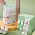 Baby oral cleaner newborn kids milk teeth brush baby tongue coating milk stain cleaning gauze cotton swab soft bristle toothbrush
