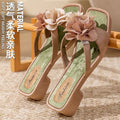 New arrival wedge sandals and slippers for women to wear when going out, non-slipaccessible luxuryladieswear style easiest for match sandals, beautiful flower sandals for women