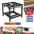 Stainless steel warming table - foldable square heating table for home, winter foot warmer, office foot warmer