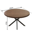 Nordic casual small round table manufacturer - custom wholesale minimalist modern dining table for cafes, bubble tea shops, and round tables