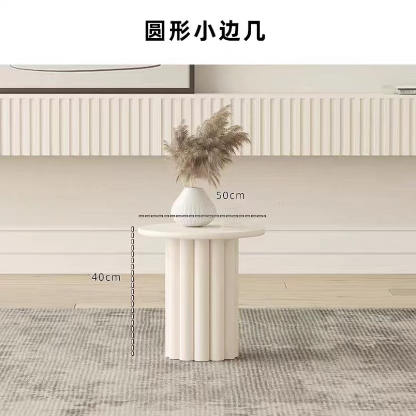 Cream style single sofa accessible luxury living room casual single chair clothing store beauty salon reception sofa one table and two chairs