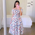 spring/summer new arrivals:  cross-border fashion - european & american style dresses, artistic french-inspired fresh prints, trendy women's apparel