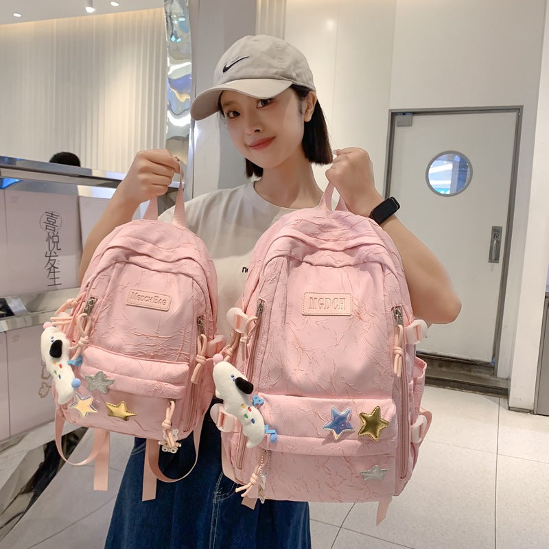 College style small schoolbag Japanese ins cute small fresh niche mini backpack Mori girl student backpack