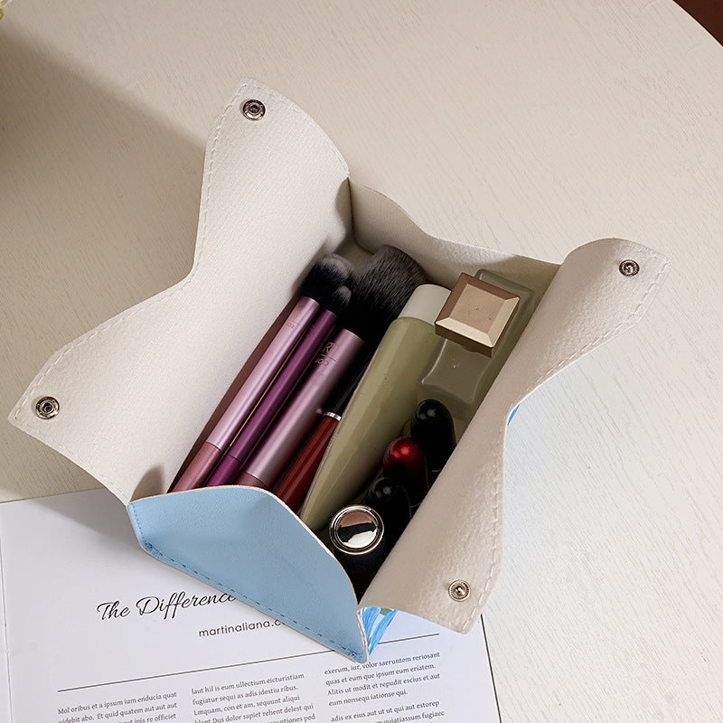 ins high-value tissue box, living room paper box, home creative dining table paper box, leather napkin paper box, car