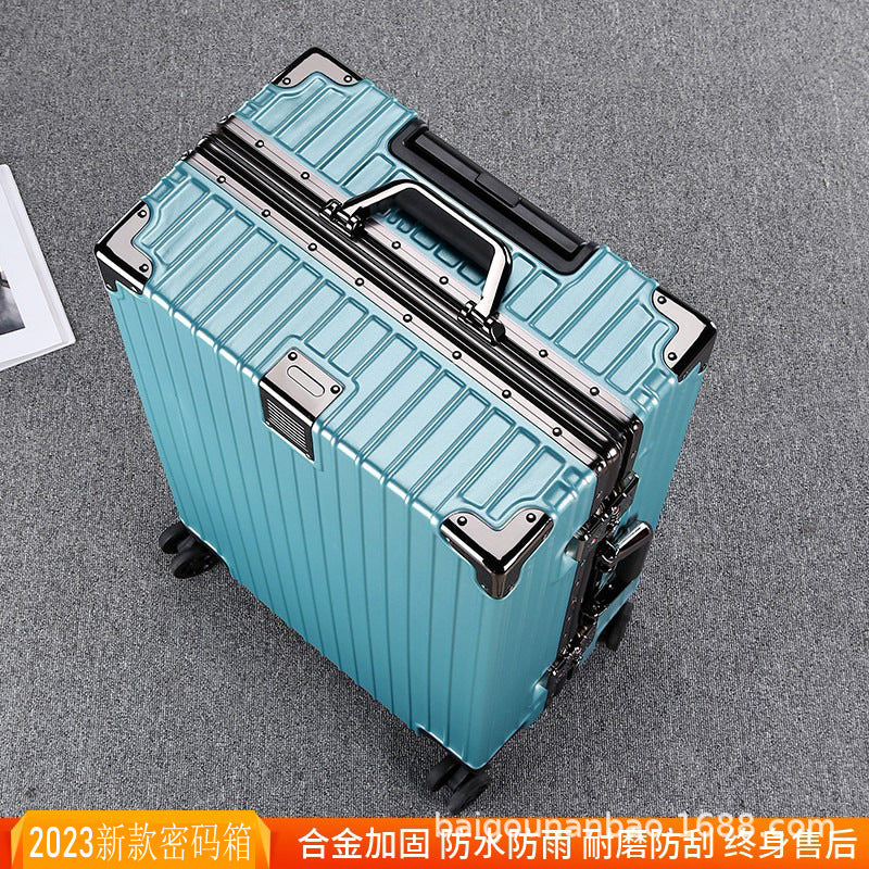 Luggage 2024 new thickened silent wheel password box can sit large capacity women's strong and durable suitcase is oversized
