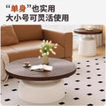 Round coffee table living room  new home light luxury high-end carbon steel small coffee table modern minimalist small apartment