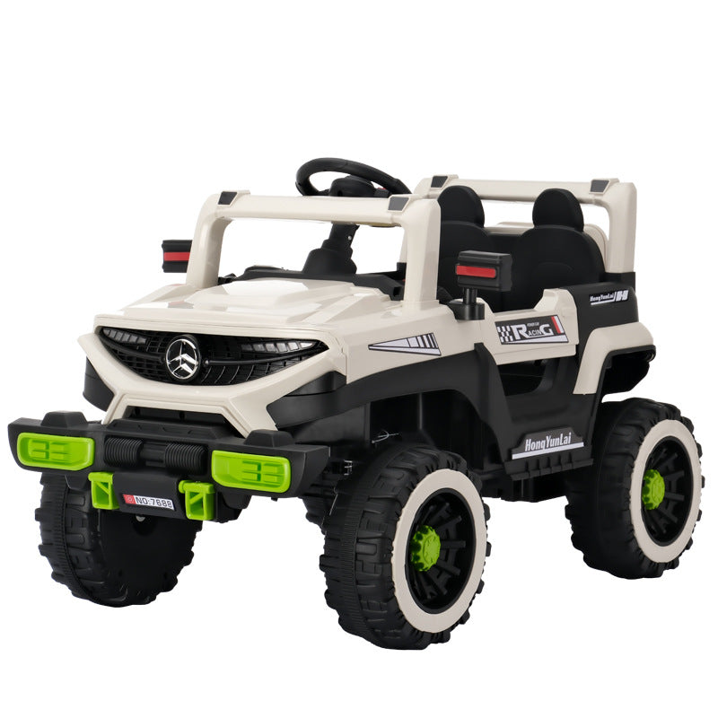 Popular children's electric toy car can seat charging four-wheel remote control car can carry baby electric four-wheel drive