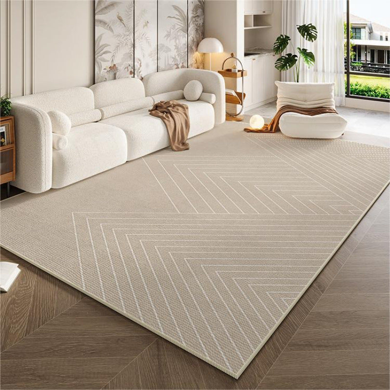 Cream style living room carpet accessible luxuryclassy sofa coffee table blanket for home non-slip carpet foot pad bedroom bedside blanket