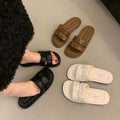 Birkenstock women's summer sandals - new 2025 retro fairy style casual soft flat beach sandals