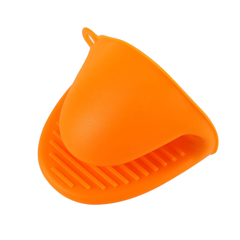 Heat-resistant oven mitts, kitchen utensil tongs, silicone non-slip baking oven microwave plate grippers, 27g