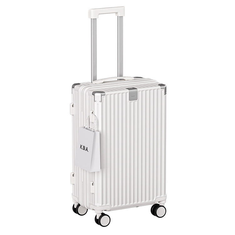 Multifunctional Japanese suitcase Women's trolley case Men's strong and durable Student universal wheel password suitcase Leather case