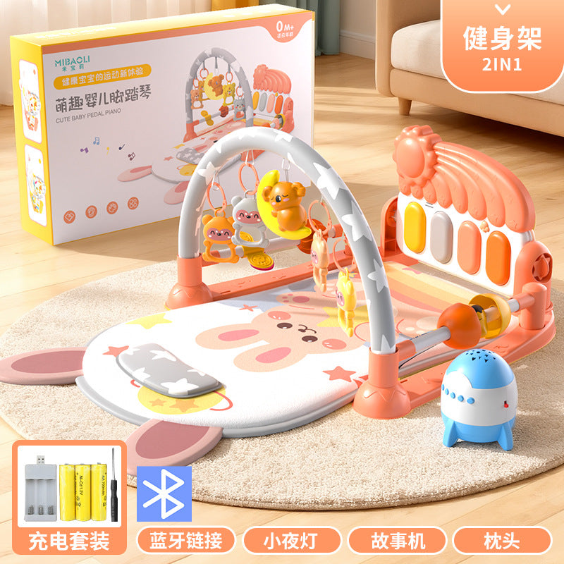 Pedal piano baby fitness stand newborn toddler 0-1 years old early education educational toys baby meeting gift