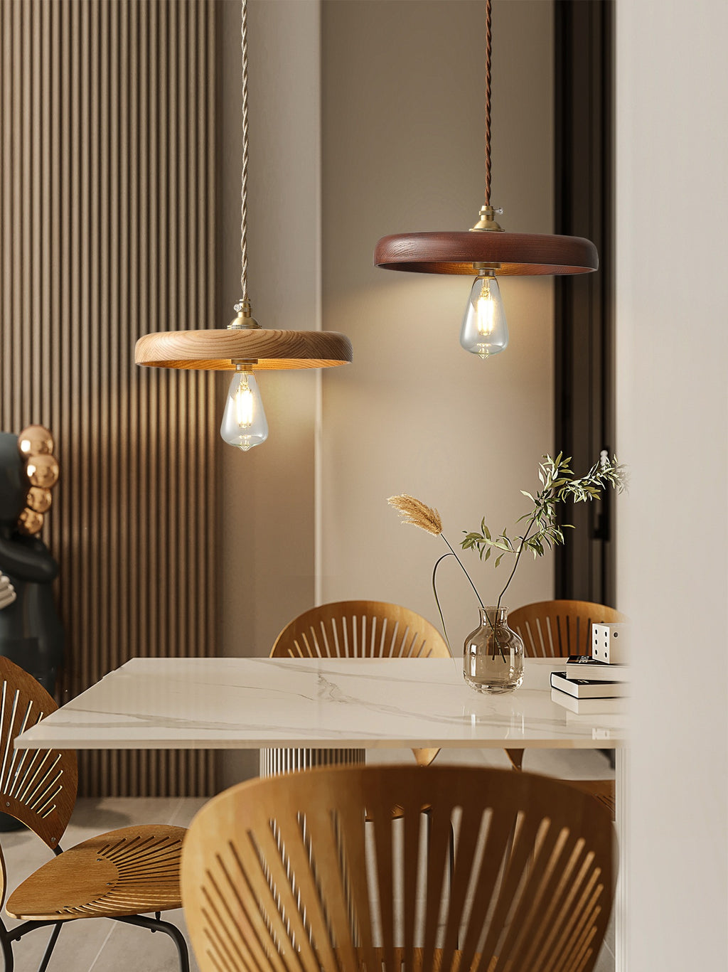 Vintage Chinese-style restaurant chandelier American coffee room bar counter Japanese-style dining table small chandelier bedside lamp